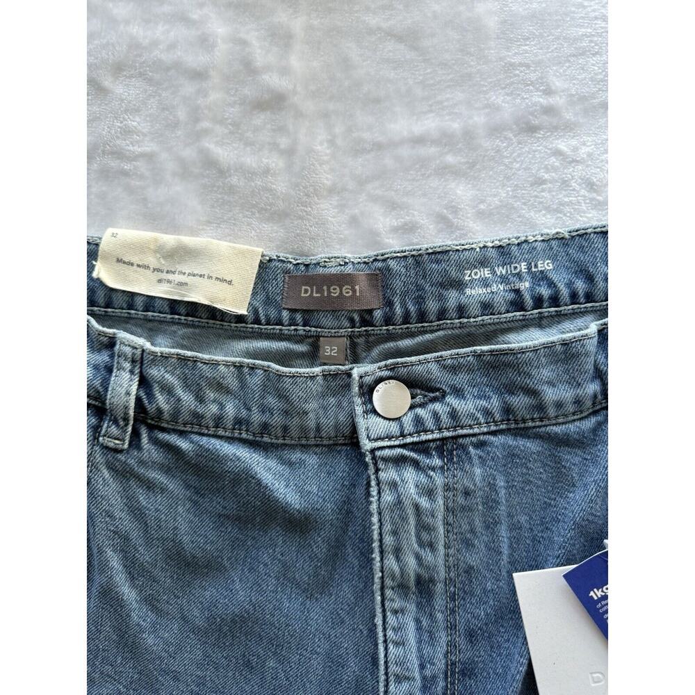 DL1961 Zoie Wide Leg Relaxed‎ Vintage Jeans Women’s Y2K Cotton Size 32 SKU13321 - Picture 4 of 15